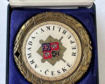 Militärmedaljong från Tjeckiens väpnade styrkor