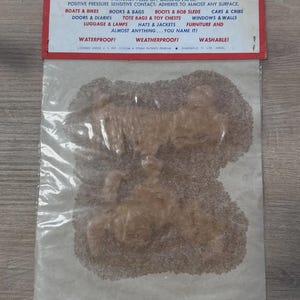 Vintage Israeli Disney 3-D-CALS Large Stickers by Dimenweld 71 - Set of 4 Sealed Packs