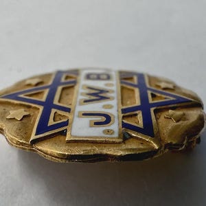 Early 20th Century J.W.B. Enamel Pin
