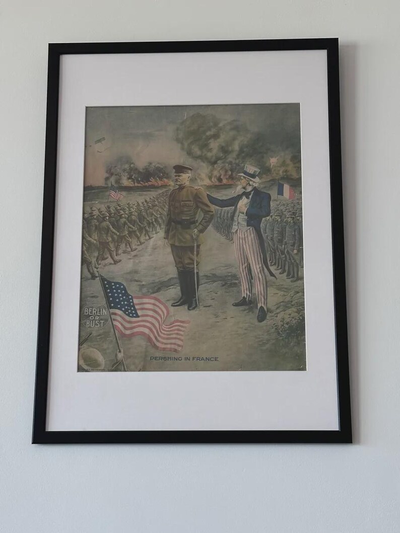 Original 1917 WWI poster