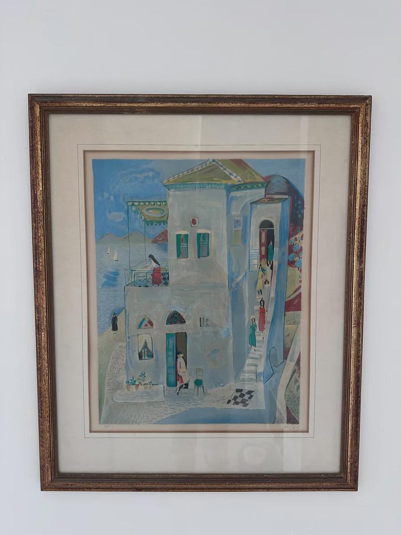 Nahum Gutman Lithograph (A/P)
