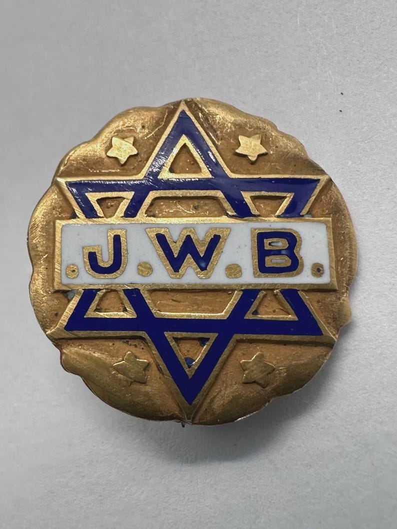 Early 20th Century J.W.B. Enamel Pin
