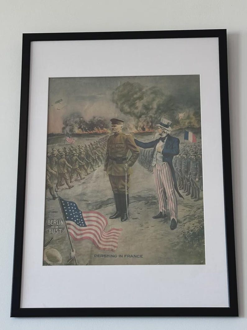 Original 1917 WWI poster