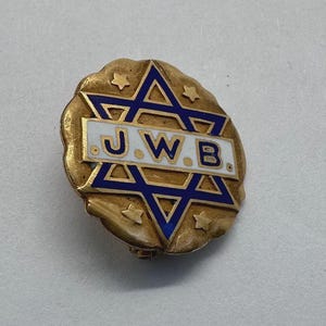 Early 20th Century J.W.B. Enamel Pin