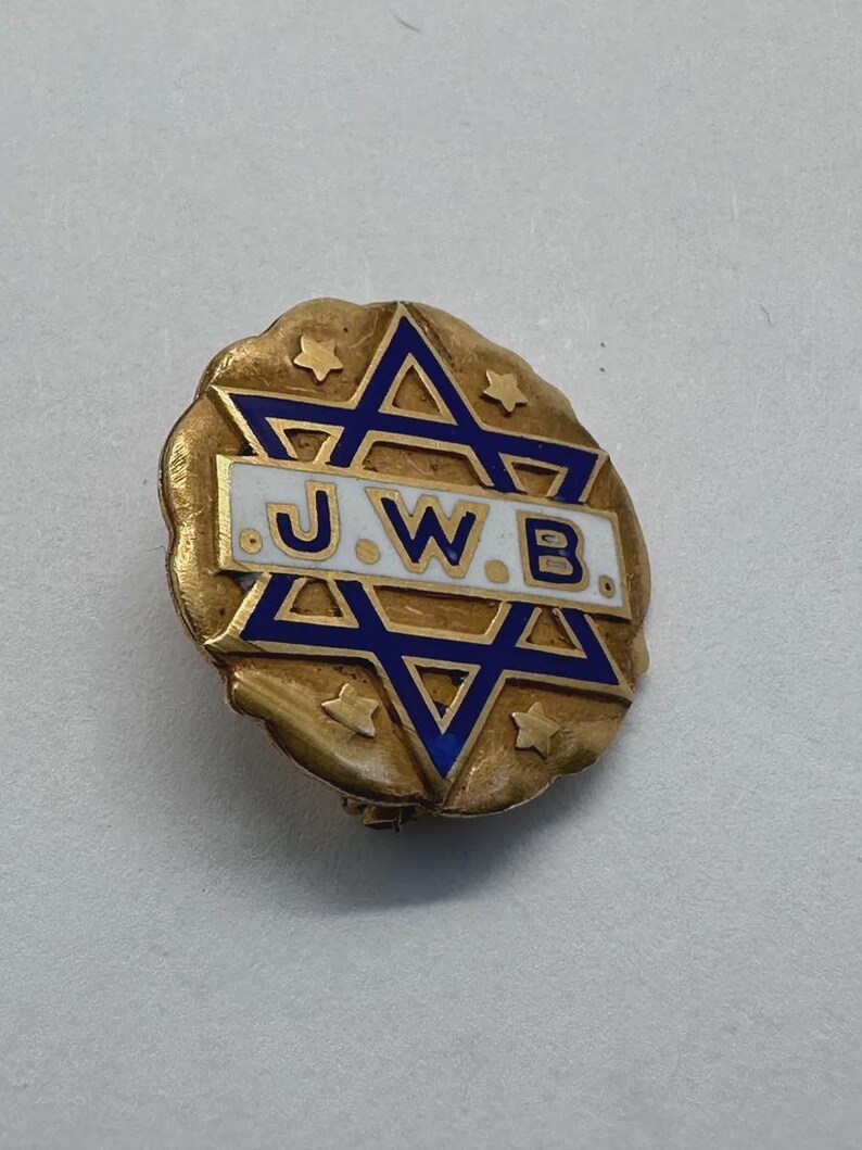 Early 20th Century J.W.B. Enamel Pin