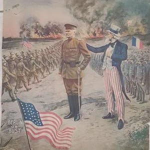 Original 1917 WWI poster