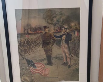 Original 1917 WWI poster