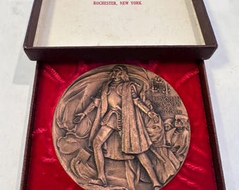 Augustus Saint-Gaudens världsutställning i brons - Broschyr i originalförpackning