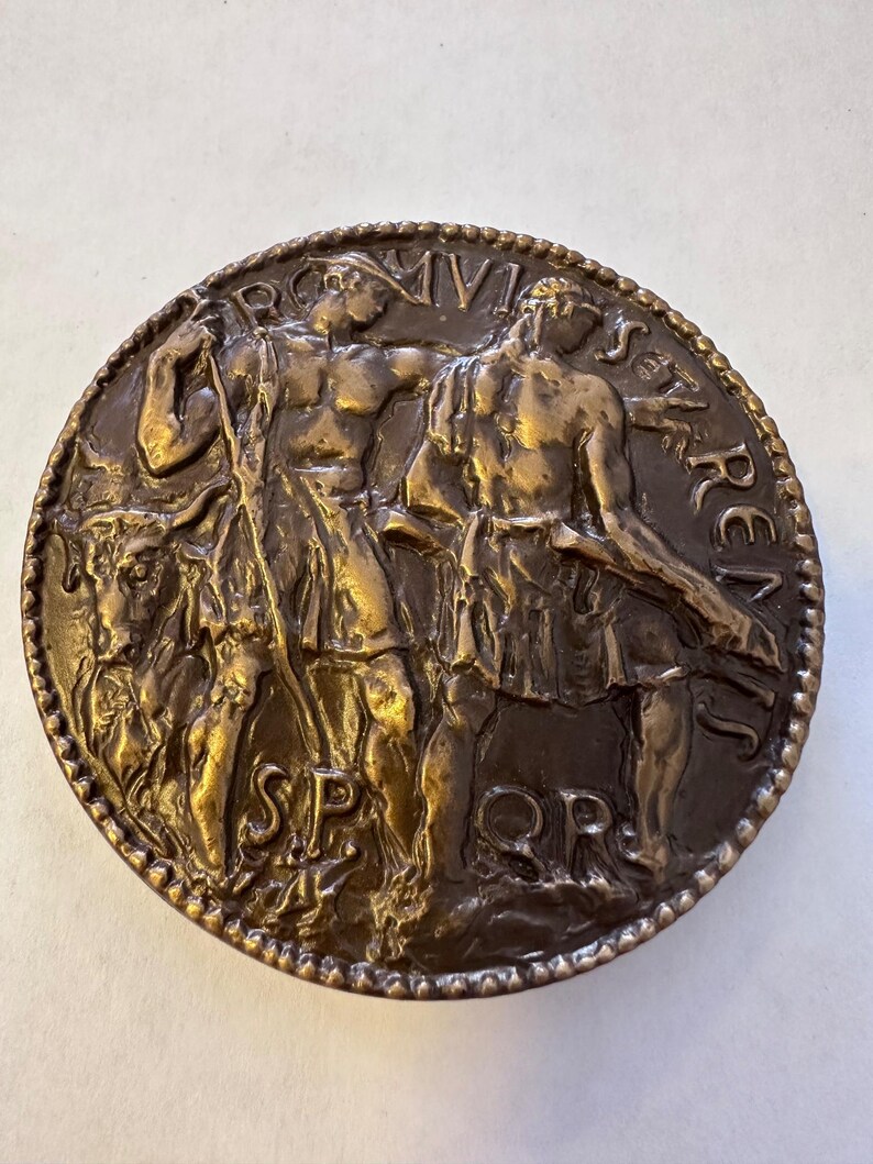 "The Society of Medalists" - 61st Issue Bronze Medal - By Leo Lentelli - Original Box