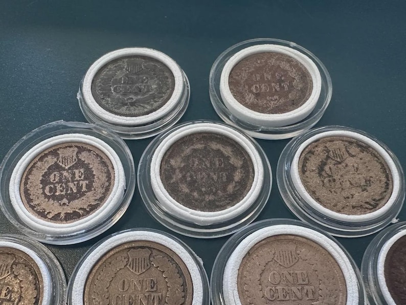 Lot of 12 Early Indian Head Pennies (1859-1864) — Verified Heavy Copper-Nickel Civil War Cents