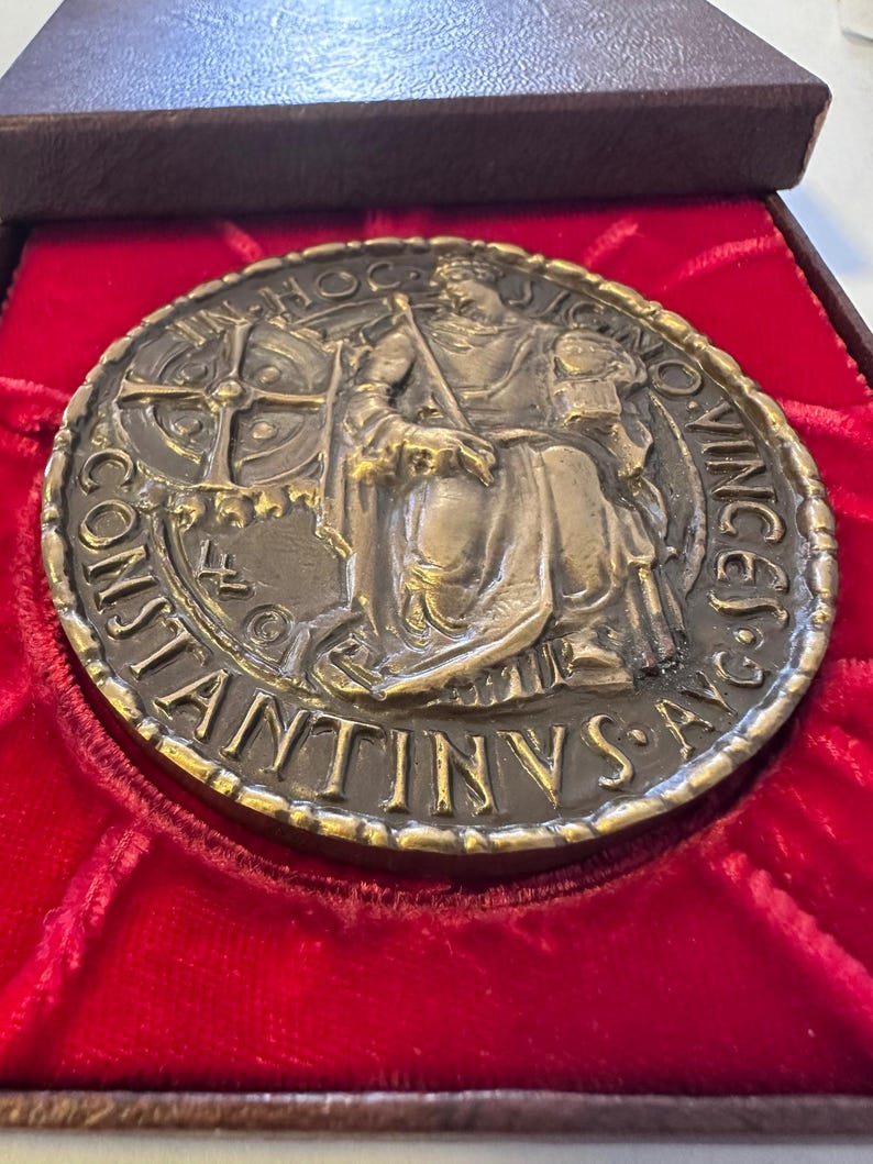 "The Society of Medalists" - 61st Issue Bronze Medal - By Leo Lentelli - Original Box