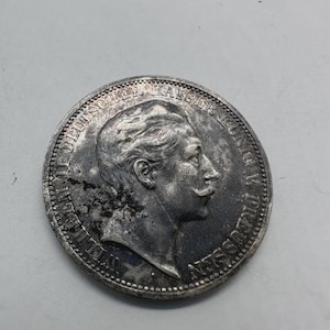 Preußen (Deutsches Kaiserreich) 3 Mark 1909-A Wilhelm II., Berliner Münzstätte, KM527, 900er Silber, 16,52 g