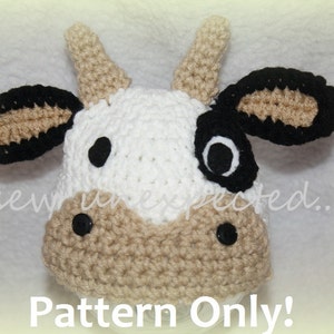 Nosey Cow Hat Pattern
