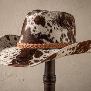Brown Western Fedora - Etsy display picture 2