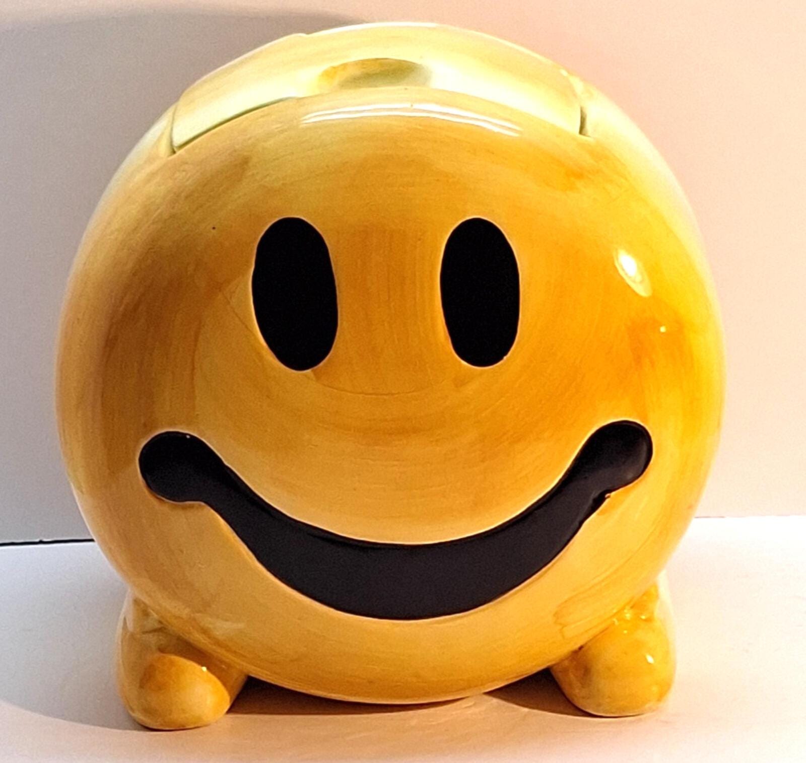 【70s】McCOYマッコイ社Vintage スマイリークッキージャー Mccoy Smiley Face Cookie Jar - Etsy