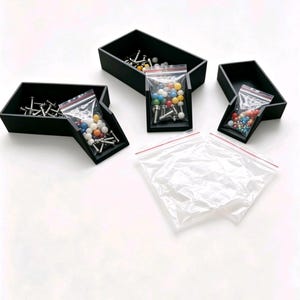 ZipFiller 3D-utskriven forminsats | Förvaringsorganisatör för blixtlåsformar | 3D-utskrivet epoxifyllmedel för gjutning | Hantverksverktyg | trepack