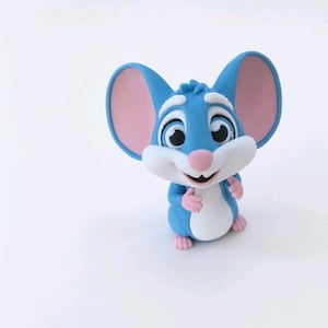 MOUSE Flexi Toy ~ 3D Printed Articulated Mouse Toy ~ Flexible Fidget Desk Accessory ~ Gift for Mice Lovers ~ Rat, Mouse, Cheese, Fun Toy