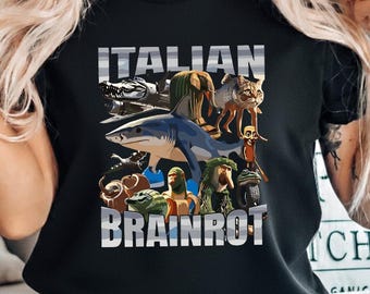 Italian Brainrot Logo PNG, Viral Meme Design, Funny Internet Trend PNG, Gen Z Humor Graphic, Digital Download