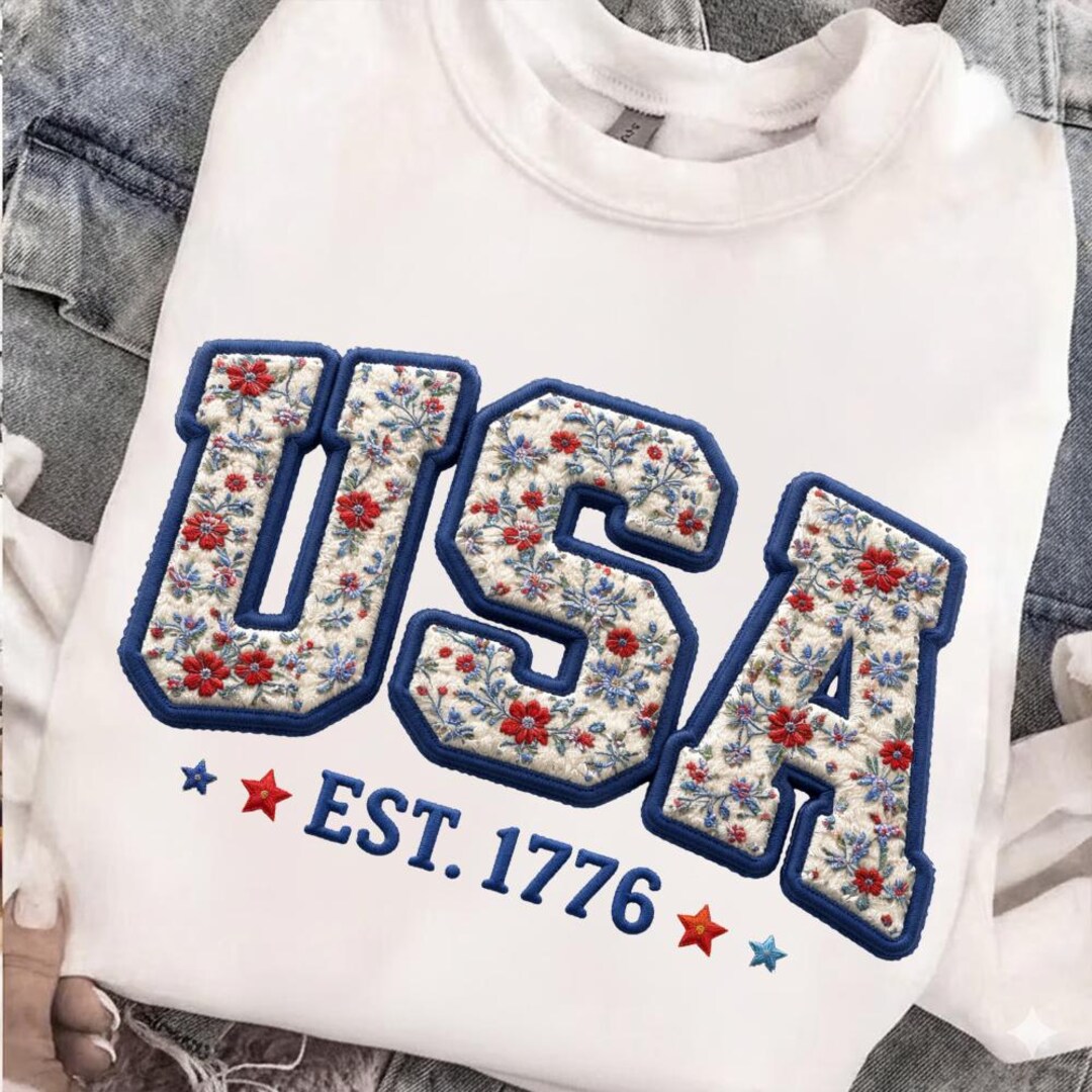 4th of July PNG | Faux Yarn USA Flag | Coquette Bow |freedom ...