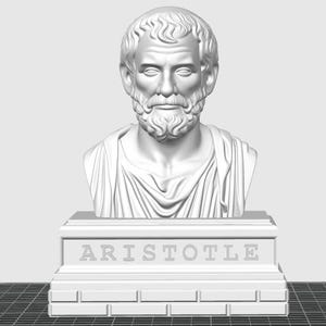 Aristotle Sculpture 3D Design STL File