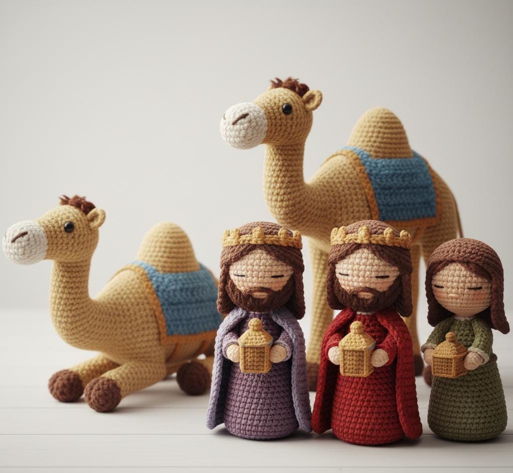 Amigurumi Nativity Set Crochet Pattern (PDF) - Etsy