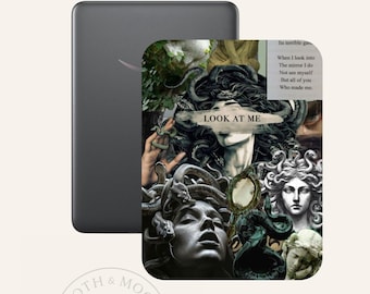 Medusa-Inspired Kindle Insert | Dark Mythology Digital Download