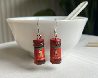 Krokante chili-olie-oorbellen