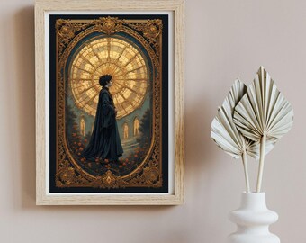 Unique Modern Gothic Digital Print 3