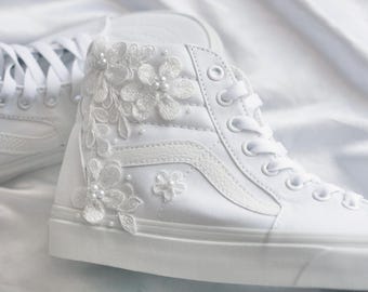 Bespoke Floral Luxury Applique Bridal Vans