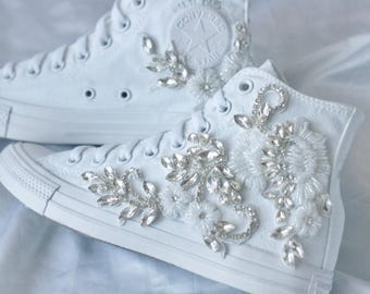 Bespoke Beaded Bridal Converse