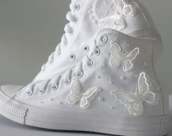 Bespoke Butterfly Luxury Applique Bridal Converse