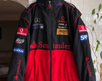 希少 ウエスト マクラーレン メルセデス　チームフラッグ ヴィンテージ ウエスト マクラーレン メルセデス F1 チーム ジャケット