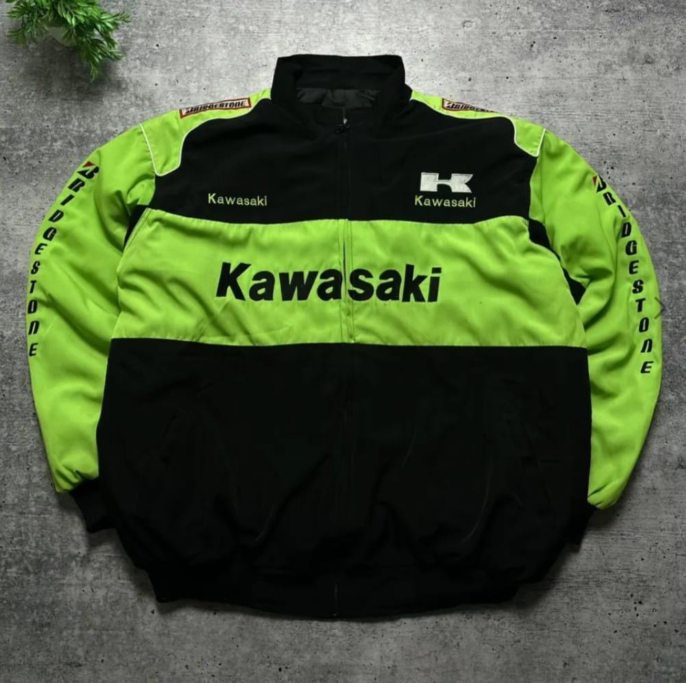 90's Kawasaki ヴィンテージ ナイロンジャケット 希少デッドストック