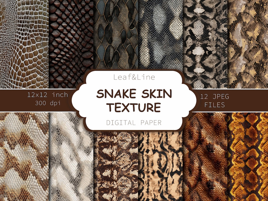 Python Skin Digital Snake Skin Digital Paper, Python Texture Seamless Pattern, Western Faux ...