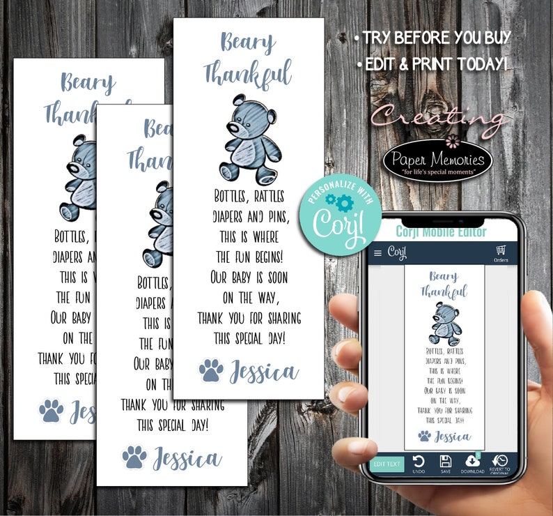 blue-teddy-bear-bookmarks-printable-editable-download-etsy