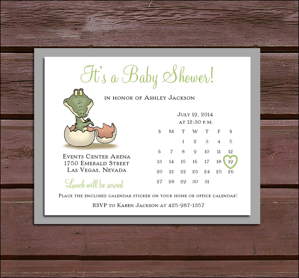 25 DINOSAUR Baby Shower Invitations set Price includes Etsy