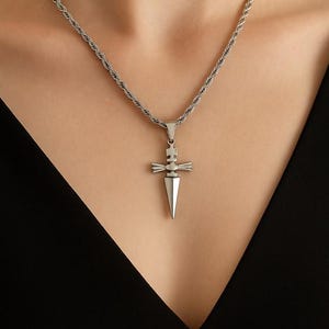 Collar de cadena de juicio de Kurapika, acero inoxidable, cosplay de anime