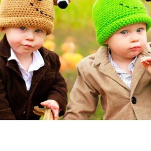 Frog and Toad Twins Frog Hat Toad Hat  Little Boys Baby Boys Toads Frogs