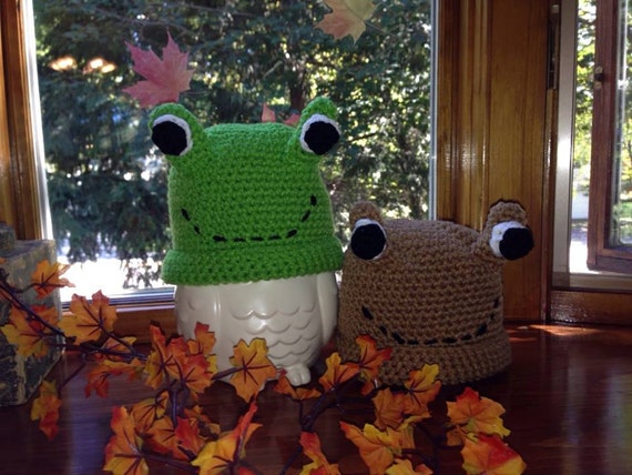 Frog and Toad Twins Frog Hat Toad Hat Little Boys Baby Boys