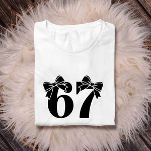 67 meme 67 SVG Cute 67 png 6-7 meme design, Cricut, Png, Svg, sublimation, Six Seven Png, Six Seven Shirt design Viral 6/7 Png Funny Saying
6 7 Meme png ,6 7 png , six seven Coquette Bow Meme 67 , 6 7 shirt for kids PNG, six seven Bow Meme Png, 67 Birthday Png
I Survived 67 Days of School SVG PNG – Funny Teacher Student Meme Shirt Design | Digital Download for Cricut & Sublimation