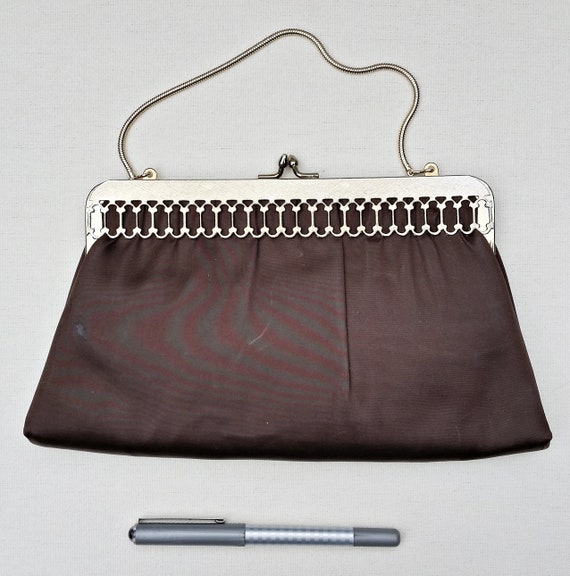 Vintage 50s evening bag. Can be handbag or clutch… - image 2