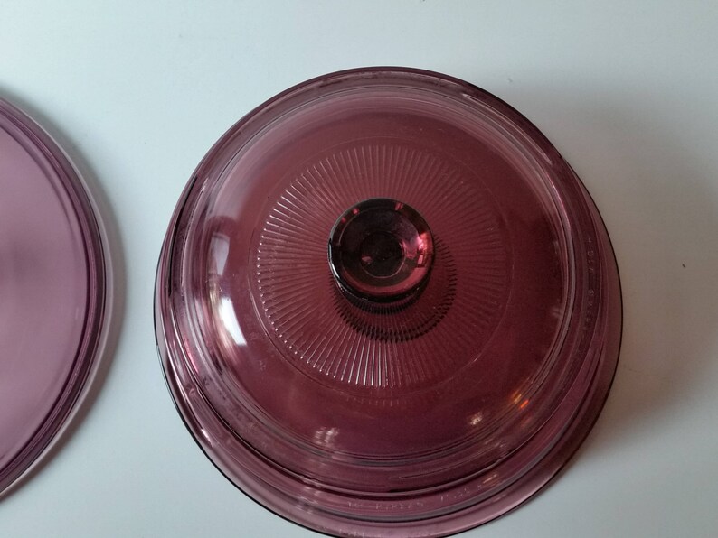 Pyrex Cranberry Replacement Lids V1C V1.5C V2.5C 624C Etsy