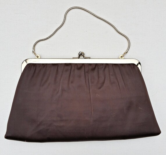 Vintage 50s evening bag. Can be handbag or clutch… - image 3