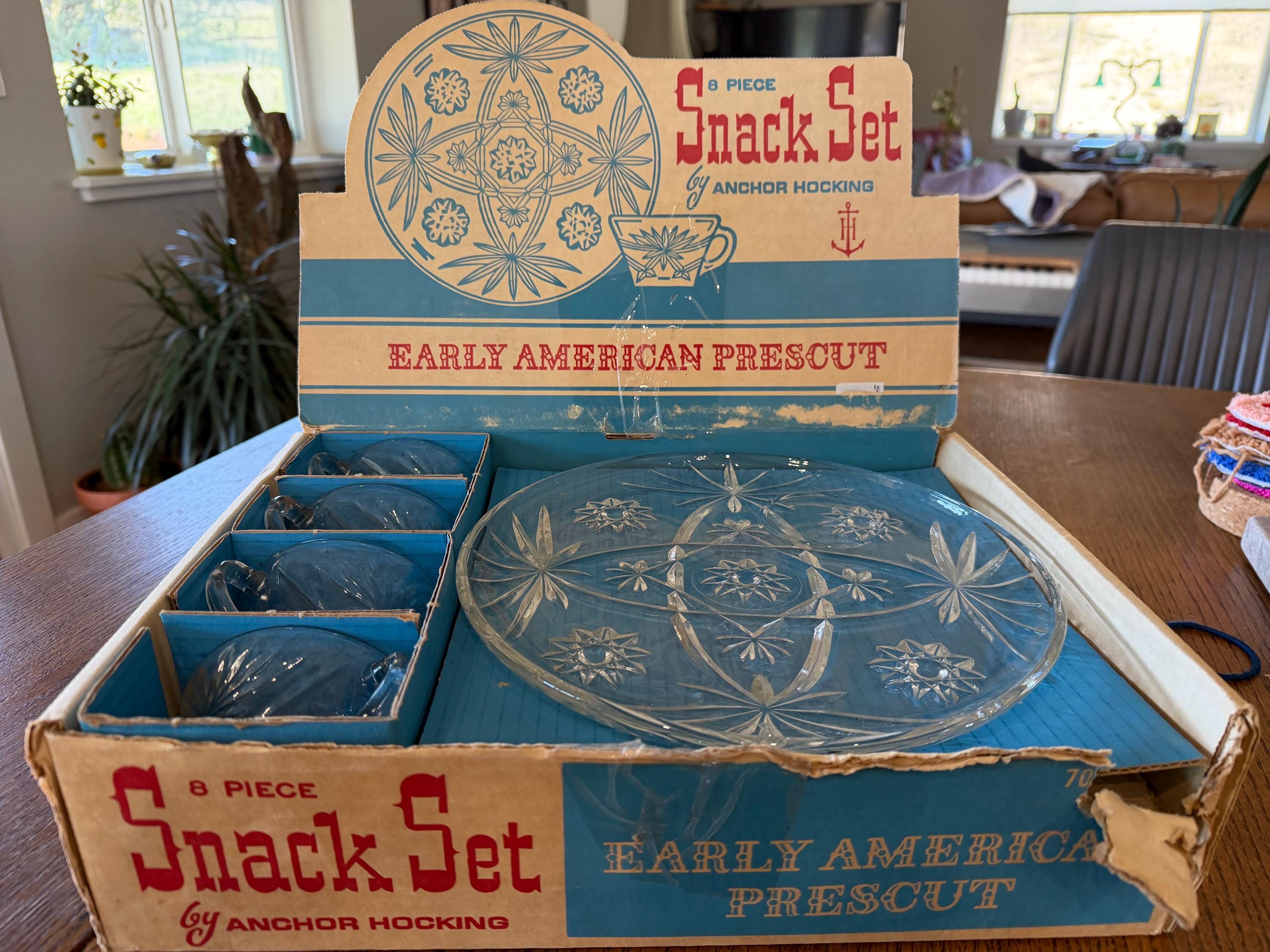 Anchor Hocking Snack Set - Etsy