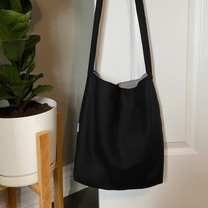 Black Hobo fabric shoulder bag