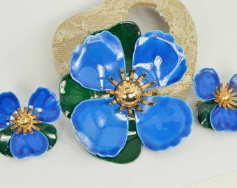 Vintage Brooch and Earrings