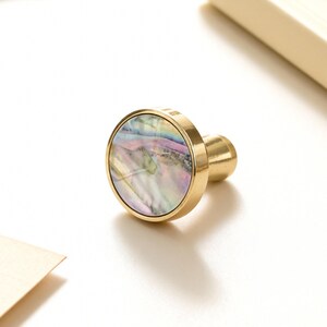 Messing Muschel Knauf, Messing Schrank Griffe, Dekorative Türgriffe