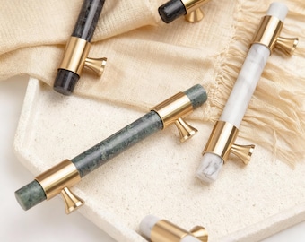 Tiradores de mármol para armarios y puertas de cocina