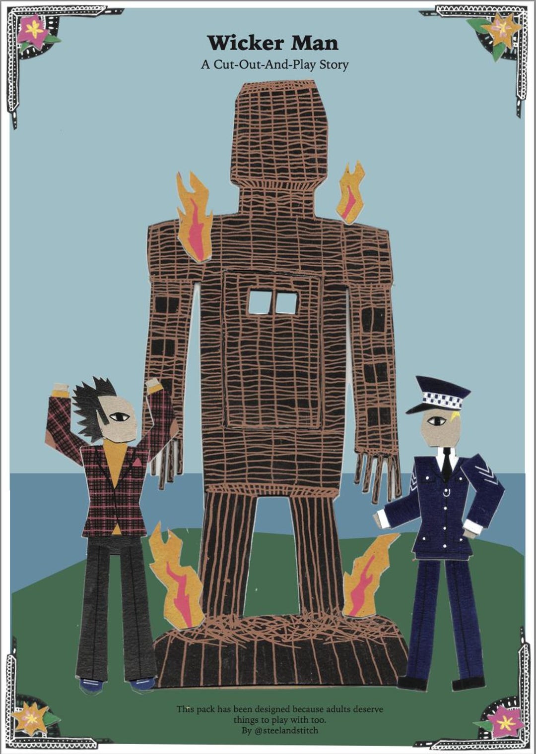 Wicker Man Cut Out and Play Story Craft Kit PDF DOWNLOAD - Etsy