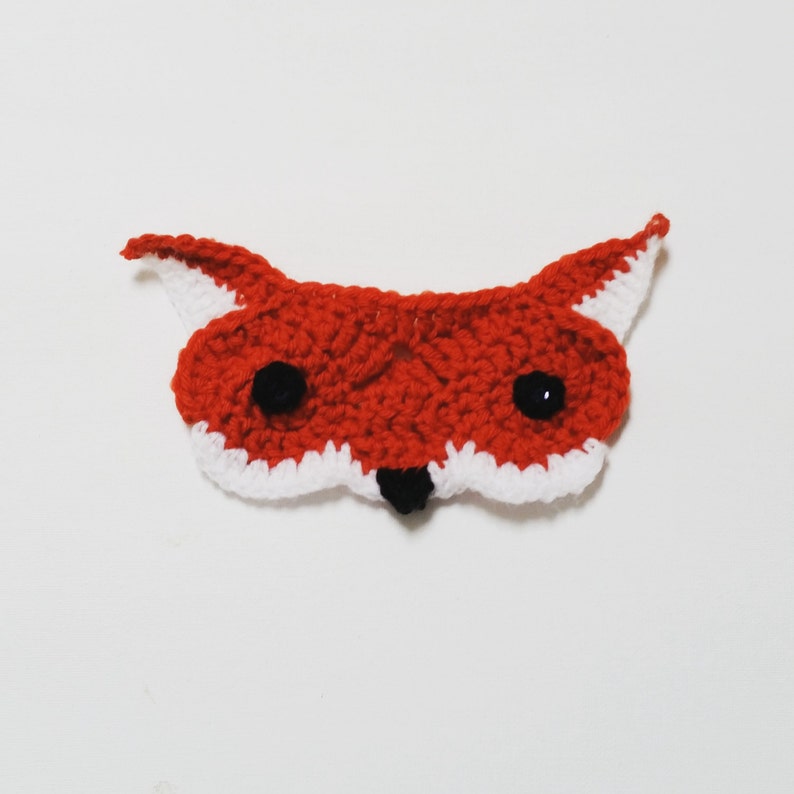 Applique Crochet Fox Face Pdf Pattern | Etsy
